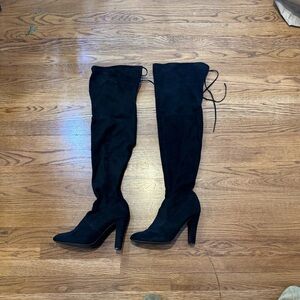 Chic Black Over-the-Knee Boots